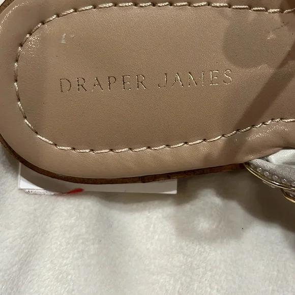 Draper James, braided pearl accent, size 7 sandal - Picture 4 of 6